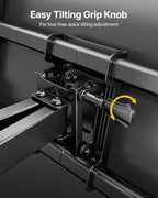 monTEK Heavy Duty TV Wall Mount for 37-90 Inch TVs up to 165lbs, 4X Load Tested, 25.1" Extended Full Motion Dual Articulating Arms, Fits 12/16/18/24" Studs, Tool-Free Tilt/Swivel, Max VESA 600x400mm