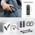 WELUSOPU 2026 Upgraded Wireless HDMI Transmitter and Receiver, HDMI Wireless Extender 4K Decode Input 1080P Output, 2.4/5G, for Laptop PC TV Box to TV Monitor Projector for Home Church Office, 328FT