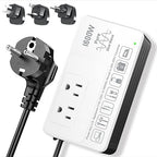 HYTED 1600W 220V to 110V Voltage Converter, Universal Power Plug Adapter Voltage Converter US to Europe International Travel, Power Any American Appliances in 220-250V, Plug & Play, No Limitations