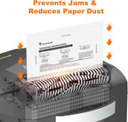 Bonsaii Paper Shredder Lubricant Sheets, 24-Pack (8.4 x 5.9 inch/Piece)