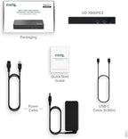 Plugable USB C Triple Display Docking Station | 100W PD, 3x HDMI (1x 4K 30Hz, 2x 1080p 60Hz), 6x USB 5Gbps Ports | Windows, macOS, ChromeOS Compatible - Enhance Productivity with Multi-Monitor Support