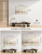 Wall Art Acoustic Panels,35''X24''Sound Absorbing Panels-8-Pack with 50 Adhesive Tabs, Decorative Sound Absorbing Panels for Living Room and Recording Studio, Offices-Dawn Embrace