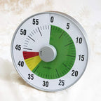 Lavigo Kitchen Timer, Countdown Visual Analog Timer, Quiet Counting, Low Loud and Mute Alarm for Teachers Classroom, Kids, Adults Kitchen, Office, Gym (Green) LT21-TC 7.5 inches