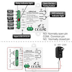 DieseRC 2 Channels WiFi Smart Switch, AC 90V-250V 220V Passive Output Relay Module Ewelink APP WiFi Control Compatible with Alexa/Google Home, Inching/Self-Locking Switch