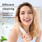 kingheroes Electric Toothbrush Set, Comes with 8 Brush Heads & Travel Case,4 Modes with 2 Minutes Built in Smart Timer, One Charge for 60 Days, 42000 VPM Motor (White)