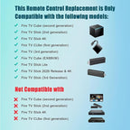 L5B83H Replacement Remote Control with Voice Function Fit for Amazon SecoundGen TVCube, TV Stick 1st Gen & SecondGen