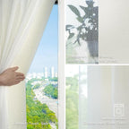 Blindify Motorized Sheer Vertical Blinds with Remote, Light Filtering Smart Vertical Blinds Work with Alex Google Home, Horizontal Blinds for Sliding Glass Doors, Customize(Linen Beige)
