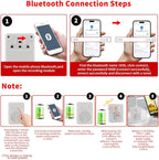Voice Recorder Box, Support Bluetooth & MIC Recording Audio Box,16MB Sound Module with Speaker,16 Min Easy Sound Voice Box for Personalized Greetings, DIY Projects, Holiday Crafts ect.