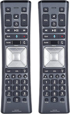 2 Pack XR11 Xfinity Remote Control Replacement – Universal IR/RF Remote for Cox & Comcast, Easy Pairing, Voice Search, Backlit Keys, Compatible with X1, XG1, Xi3 Cable Boxes/DVR Receivers