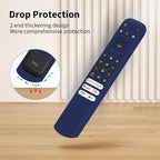 Silicone Remote Cover for TCL RC813 FMB1, Case Sleeve for TCL Remote RC813 FMB1 Protective Sleeve (Dark Blue)