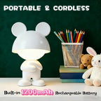 ShonlPin Night Light for Kids,Rechargeable Table Lamp,Touch Lamps for Nightstand,Dimmable,Breastfeeding,Baby Nursery,Sleep Aid,Cute Decor Gifts Stuff for Baby Toddler Boys Girls Christmas Birthday