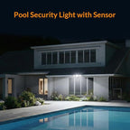 LEPOWER LED Security Light Motion Sensor Light Outdoor, 38W 4200LM Motion Security Light, 5500K, IP65 Waterproof, 3 Head Motion Detected Flood Light for Garage, Yard, Porch (Brown)