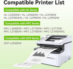 Compatible Toner Cartridge Replacement for Brother TN760 TN-760 TN730/760 TN-730 High Yield MFC-L2710DW MFC-L2750DW HL-L2395DW HL-L2370DW DCP-L2550DW HL-L2390DW HL-L2350DW Printer Black, 4 Pack
