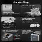 5500 Sq.Ft Most Efficient Energy Star 2024 Dehumidifier,AEOCKY Max 105 Pint/Day Smart Compressor Dehumidifier with Drain Hose,Intelligent Humidistat,for Basement,Bedroom,Home,Bathroom