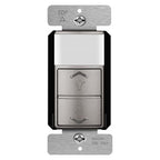 TOPGREENER Motion Sensor Light Switch Dimmer, Electronic Dimmer with PIR Motion Sensor, Occupancy & Vacancy Modes, 150W LED/CFL, Single-Pole, UL Listed, TDODS5-120-NK, Nickel…