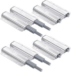 Jiayi Push Catch Metal Heavy Duty 4 Pack Double Push to Open Door Latch Touch Latches Kitchen Door Push Release Latch for Drawer Closure Door Catches Double Push Open Cabinet Hardware