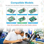 Hosyond 5 Inch Touchscreen IPS MIPI DSI Display Compatible with Raspberry Pi 5/4/3, 800x480 Pixel Capacitive Screen Driver-Free Interface
