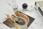 OmyLens 10Pcs Gold Crystal Ball Stand for Displaying Crystal Glass and Natural Rocks, Sphere Display Holder, for 40mm-80mm Sphere or Stone