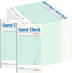 60 Pack/3000 Tickets Guest Checks Books for Servers, Green Server Books for Waitress, Server Note Pads for Restaurants