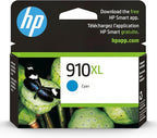 HP 910XL Cyan High-Yield Ink Cartridge | Works with OfficeJet 8010, 8020, Pro 8020, 8030 | Eligible for Instant Ink | 3YL62AN