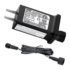 30V 0.12A Class 2 Power Supply Replacement LED Transformer IP44 LED Light Controller Low Voltage Transformer for Christmas String Light Inflatable Device (30V3.6W 8Modes 1PC)