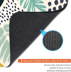 Armanza Square Mouse Pad Tropical Plants, Personalized Premium-Textured Custom Mouse Mat Design, Washable Mousepad Cloth, Non-Slip Rubber Base Computer Mouse Pads for Wireless Mouse
