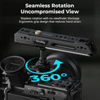 SMALLRIG Cage Kit for Sony FX2, with V-Mount Plate, Top Handle, HDMI Clamp, and Wrist Strap, Built-in Multiple Expansion Interfaces, Advanced Rig for Sony FX2-5590