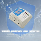 BSEED Surge Protector Power Strip Home Appliance, 3 Outlet Power Surge Protector, Voltage Protector Brownout Surge Refrigerator 1875 Watts, 120V, 15A, 2 Pack