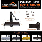Boomerang Medium Duty Automatic Commercial Door Closer - D703 Hydraulic UL 3 hr. Fire Rated Closer, Surface-Mounted Size 3 for Home & Light Commercial Doors, Dark Bronze (US10B)