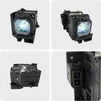 SORNEICDR NP06LP Replacement Projector Lamp Bulb Compatible with NEC NP1150 NP1200 NP1250 NP2150 NP2200 NP2250 NP3150 NP3151 NP3151W NP3250 NP3250W NP3200, with Housing