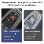 Auovo Rearview Mirrors Knob Ring Compatible with Subaru BRZ for Toyota GR86 2022-2024 2025 2026 Interior Accessories Mirror Control Switch Button Ring (Rearview Mirrors Knob Cover-1 Piece, Red)