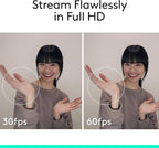 Logitech C922x HD Pro PC Webcam, Full HD 1080p/30fps or 720p/60fps Video, HD Light Correction, Works with Microsoft Teams, Google Meet, Zoom, Nintendo Switch 2’s new GameChat mode, Mac/Tablet- Black