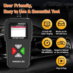 KINGBOLEN BM550 Plus 6V-24V 100-2000 CCA Car Battery Tester, Voltage Waveform Analyzer for Cars Trucks SUV Motorcycle