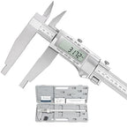 Mxmoonfree 12-Inch Digital Caliper with 4-Inch Jaw Depth, Precision Measuring Tool, Full Metal Frame, Large LCD Screen, Resolution 0.0005"/0.01mm, Ideal for Professionals & Hobbyists