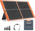 SOLUPUP 60W Portable Solar Panel, IP65 Waterproof Foldable Solar Panels for Power Station, 23% High Efficiency Solar Charger with QC3.0 USB-A & USB-C Outputs & 2 Kickstands for Outdoor Camping RV Trip