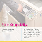 CS Replacement Compatible with HP 206X Toner Cartridge W2110X to use with Color Pro MFP M283cdw M282nw M2255nw M283fdn (Black, 2-Pack)