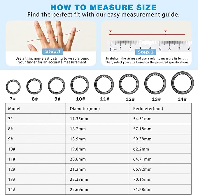 S SECRETTOP Smart Ring for Men Women, Fitness Ring with Sleep Tracker, IP68 Waterproof with Heart Rate, SpO2, Health Activity Trackers, Step Counting,Calorie Pedometer(Black 9)