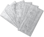 Art3d 102-Piece Peel and Stick Tile Backsplash for Kitchen Bathroom, 3in. × 6in. Stick on Subway Tile White-Washed Wood Plank