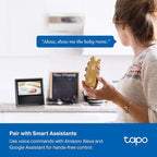 Tapo 3K 5MP Indoor Security Camera for Baby Monitor, Pet Camera w/Smart Motion Tracking, 360° Pan/Tilt, IR Night Vision for Home Security, Works w/Alexa & Google, RoomCam 3K 360°