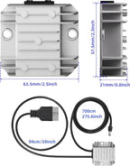 Starlink Mini Cable 50A Anderson Connector with Step Up Converter 12V to 30V, Starlink Mini Power Cable Anderson Plug 23FT/7M