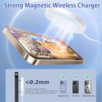 Mag-Safe Charger for iPhone 17/16/15,[Apple MFi Certified]15W Fast Wireless Magnetic Charging Pad with USB C Wall Charger Block for Apple iPhone 17 Pro Max/17 Air/17 Pro/17/16E/16/15/14/13/12,AirPods