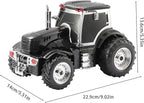 Tractor Head Bluetooth Speaker – unique Bluetooth car speaker with HD stereo, TWS pairing, LED party lights, portable wireless outdoor speaker, car model decoration, and a great gift for men(Black)