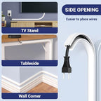 Wall Cord Hider - Flexible Cable Concealer for Mounted TVs, Self-Adhesive, W0.59inxH0.39in, White