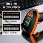 Tera Barcode Scanner Wireless 2D with Stand: Pro Version Digital Setting Screen Keypad Works with Bluetooth 2.4G Wireless USB Wired Extra Fast Scanning Speed Handheld Bar Code Reader HW0009-Z
