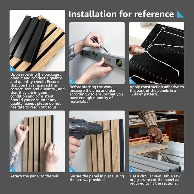 Art3d 2pcs-104 x 15.75in Slat Acoustic Panel for Wall and Ceiling, 3D Fluted Sound Absorbing Panel with Wood Finish, Teak
