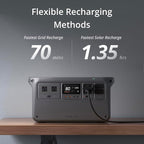 DJI Power 1000 Portable Power Station, 1024Wh Power Generator with Mavic 3 Series Fast Charge Cable, LiFePO4 Cell, Fast Charging, 2200W Max Output, Content Creation, Drone Photography, Camping & RVs