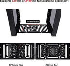 GeeekPi 8U Server Cabinet, 10 inch Server Rack for Network, Servers, Audio, and Video Equipment, DeskPi RackMate T1 Rackmount, 7.87 inch Depth