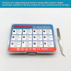 Minidodoca 12 Values 80 Pcs MOSFET Transistor Assortment Kit N&P Channel MOSFET IRFZ44N IRF510N IRF530N IRF530N IRF540N IRF640N IRF740 IRF840 RFP30N06LE 2N7000 IRF3205 IRF9540 Logic Level P&NMOS Kit