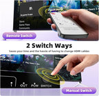 ALYYDBG 8k@60Hz HDMI 2.1 Switch 5 in 1 Out Supports 4K@120Hz HDR10+ HDCP 2.3 VRR, HDMI Switch Compatible with PS4/5 Xbox Nienteen Swtich Roku Fire Stick Apple TV to Connect Your TV Monitor Projector