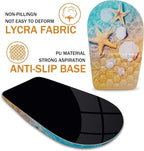 BOCHEERY Ergonomic Mouse Pad Wrist Support,Upgrade Mousepad with Massage Design,Non-Slip PU Base Desktop Mouse Pads for Pain Relief, Computer, Office & Home,12 x 8 in（F-Starfish and Seashell ）